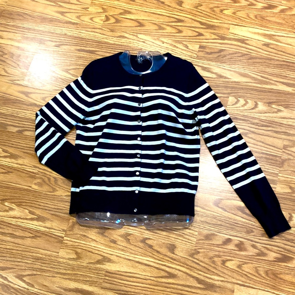 Navy cardigan